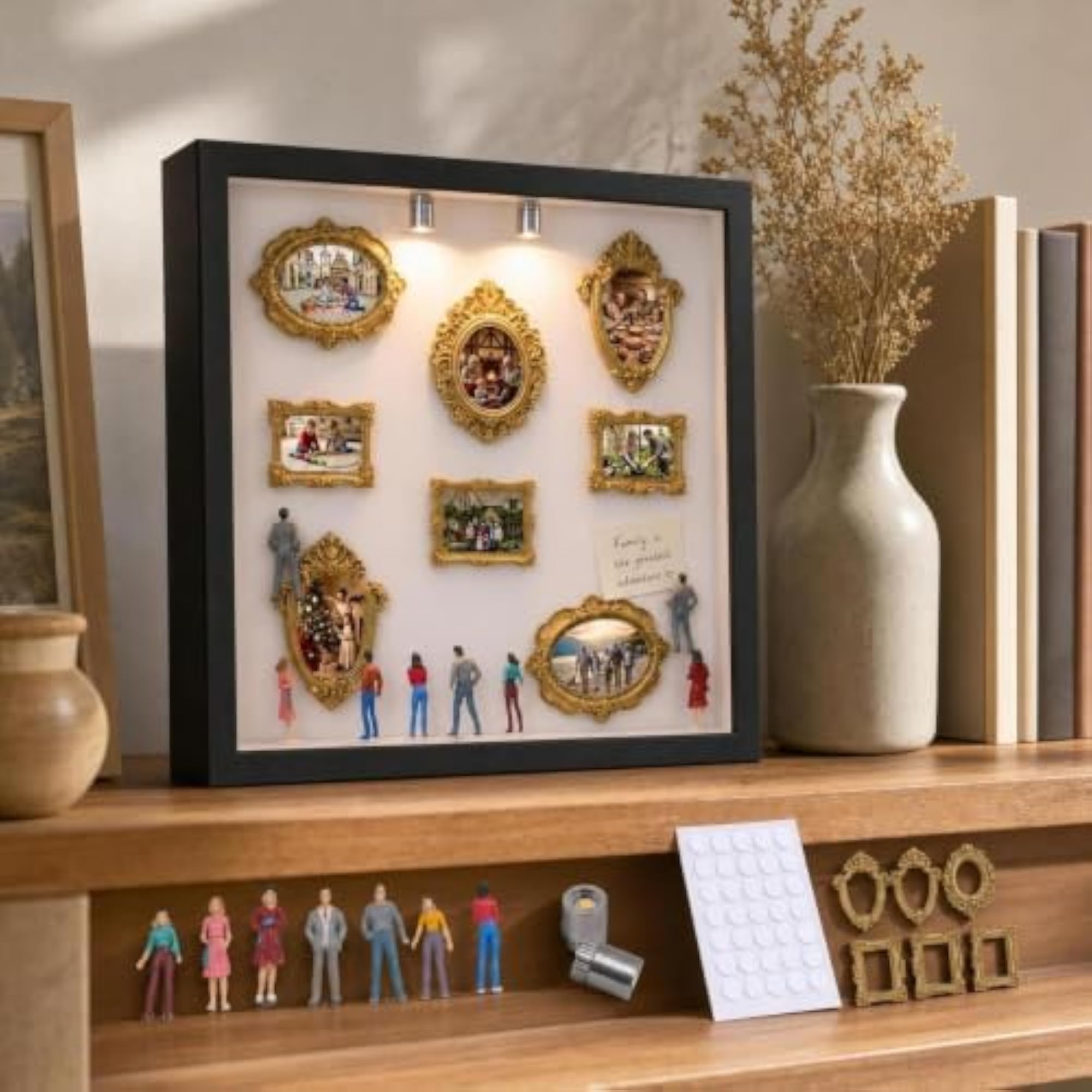 DIY Mini Museum Shadow Box Kit for Valentine's Day